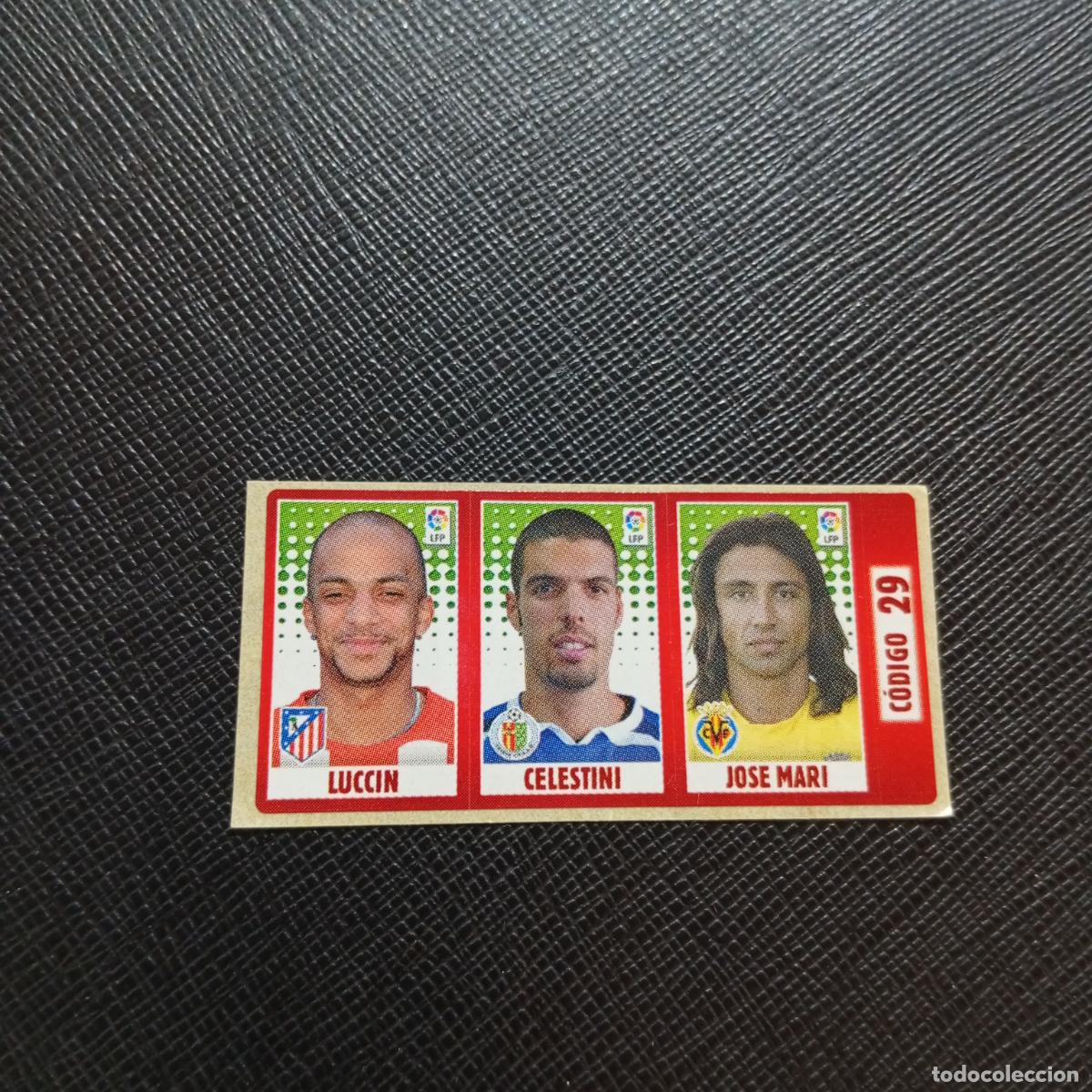 Cromos de F&uacute;tbol: CODIGO 29 LUCCIN CELESTINI JOSE MARI CHICLE LIGA DE LAS ESTRELLAS 2005 2006 SIN PEGAR - A77 PG21