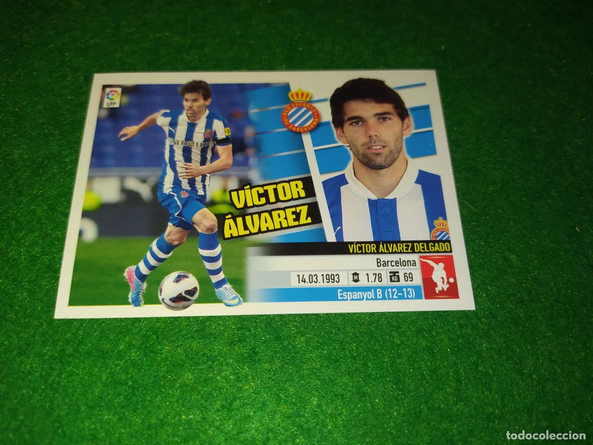 Cromos de F&uacute;tbol: LIGA ESTE 2013 2014 13/14 NUEVO SIN PEGAR ESPANYOL N&ordm; 7 B VICTOR ALVAREZ