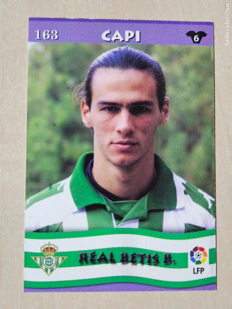 Cromos de F&uacute;tbol: FICHA N&ordm; 163 CAPI - MUNDICROMO LIGA TOP 2003 - REAL BETIS