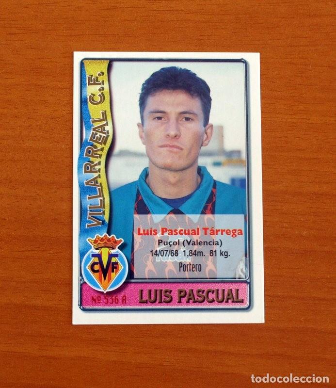 Cromos de F&uacute;tbol: Villarreal -536 A-B Luis Pascual-Sime&oacute;n-2&ordf; Divisi&oacute;n-Mundicromo Las Fichas de la Liga 1996-1997-96-97