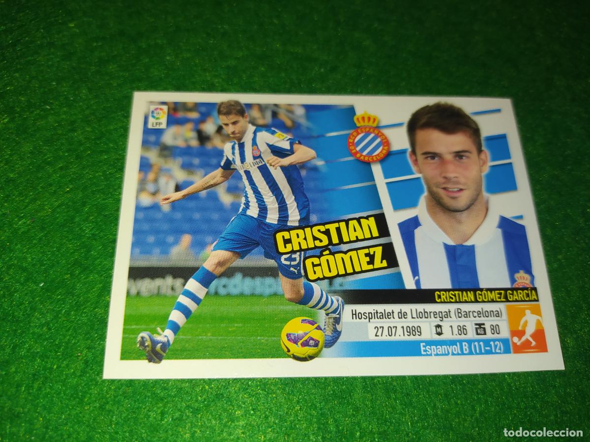Cartes &agrave; collectionner de Football: LIGA ESTE 2013 2014 13/14 NUEVO SIN PEGAR ESPANYOL N&ordm; 11 CRISTIAN GOMEZ