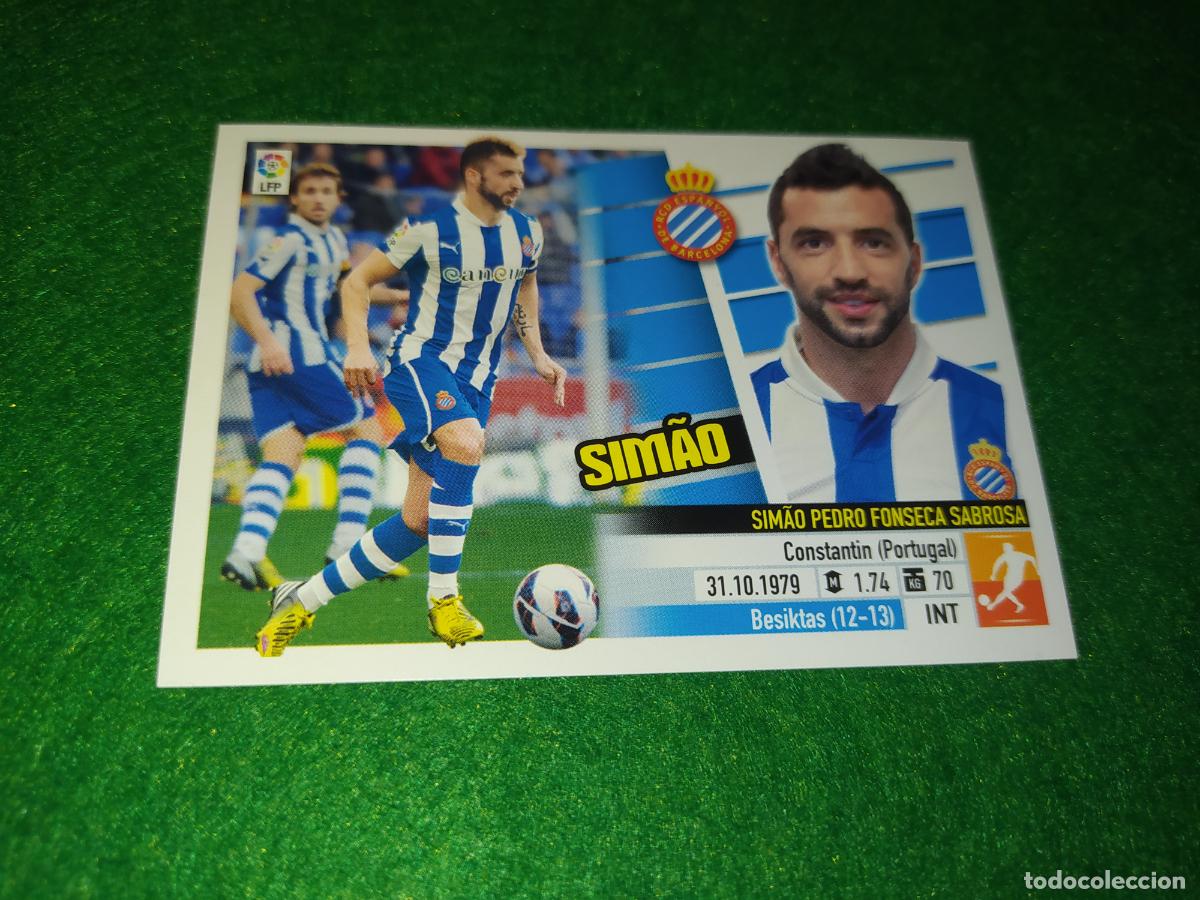 Cartes &agrave; collectionner de Football: LIGA ESTE 2013 2014 13/14 NUEVO SIN PEGAR ESPANYOL N&ordm; 13 SIMAO