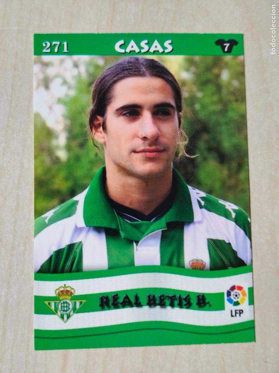 Cartes &agrave; collectionner de Football: FICHA N&ordm; 271 CASAS - MUNDICROMO LIGA TOP 2003 - REAL BETIS