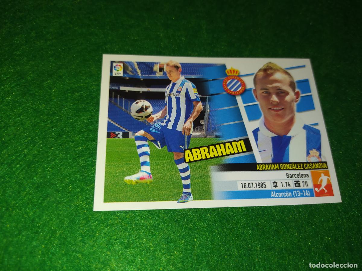 Cartes &agrave; collectionner de Football: LIGA ESTE 2013 2014 13/14 NUEVO SIN PEGAR ESPANYOL N&ordm; 12 ABRAHAM