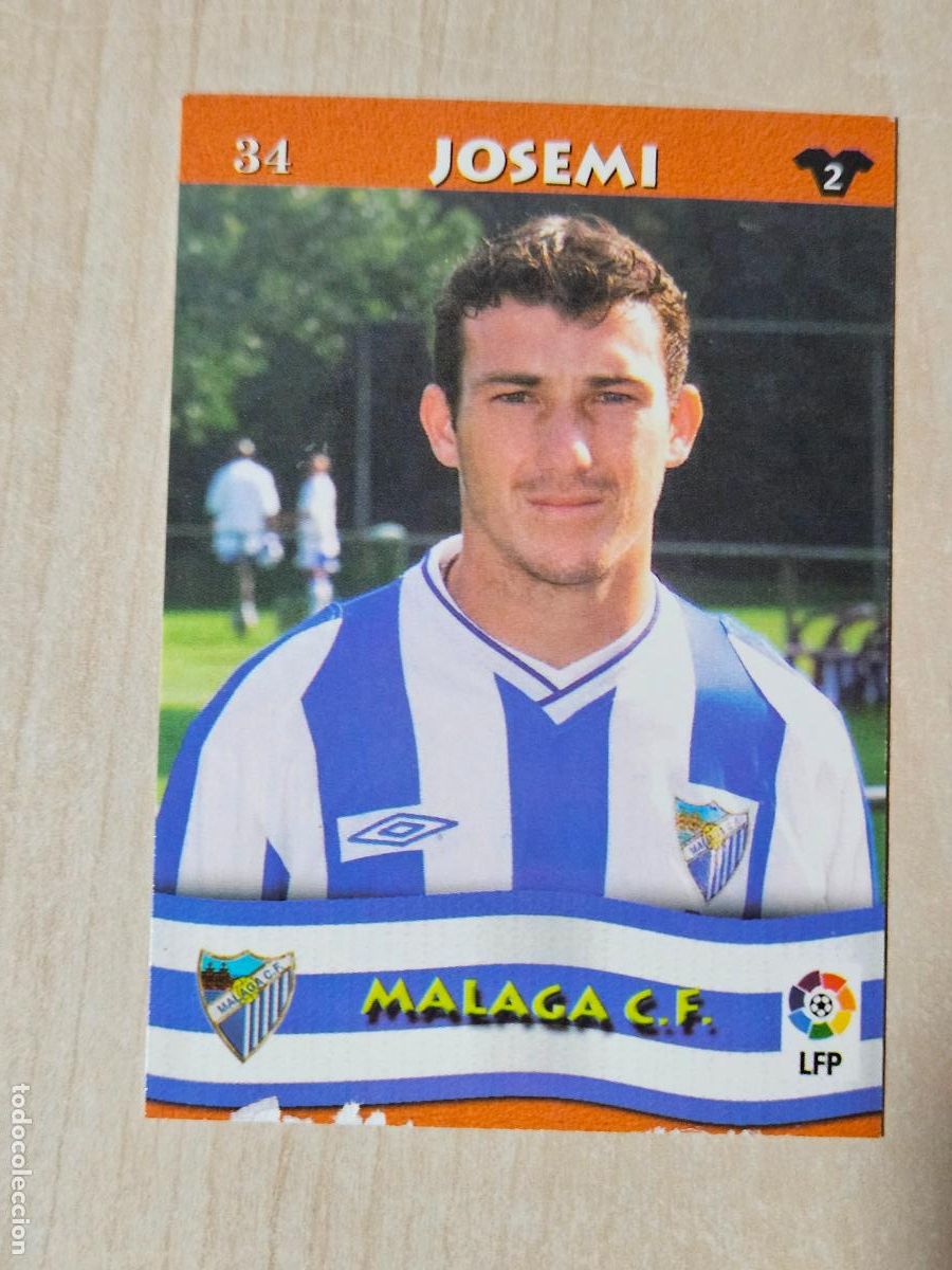Cartes &agrave; collectionner de Football: FICHA N&ordm; 34 JOSEMI - MUNDICROMO LIGA TOP 2003 - MALAGA