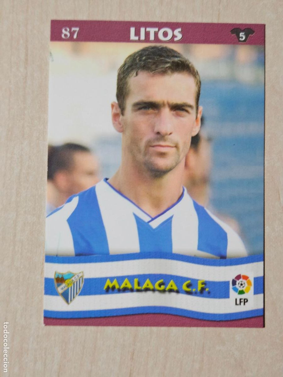 Cartes &agrave; collectionner de Football: FICHA N&ordm; 87 LITOS - MUNDICROMO LIGA TOP 2003 - MALAGA