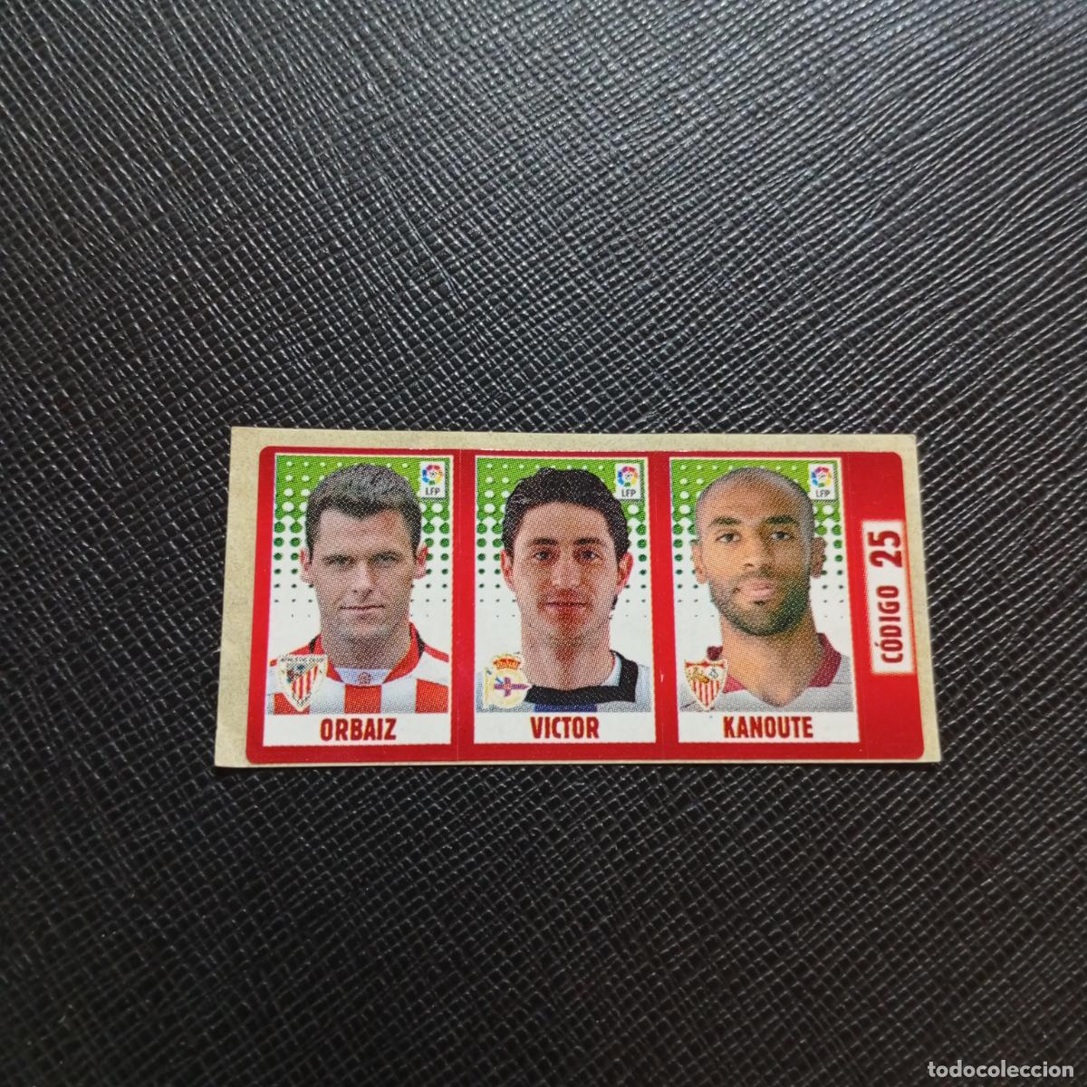 Cartes &agrave; collectionner de Football: CODIGO 25 ORBAIZ VICTOR KANOUTE CHICLE LIGA DE LAS ESTRELLAS 2005 2006 SIN PEGAR - A77 PG23
