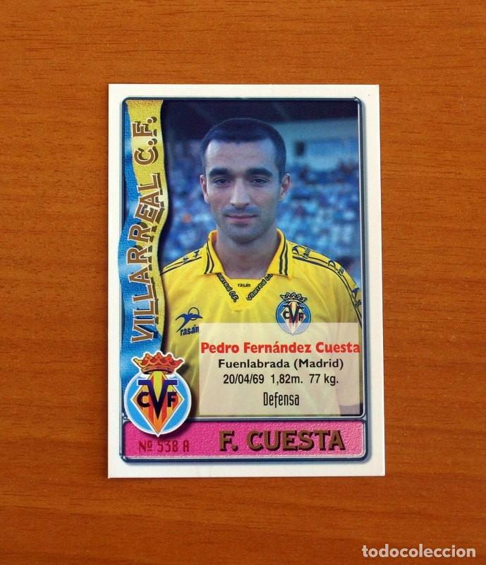 Cartes &agrave; collectionner de Football: Villarreal-N&ordm; 538 A-B F Cuesta-Salillas-2&ordf; Divisi&oacute;n-Mundicromo Las Fichas de la Liga 1996-1997-96-97