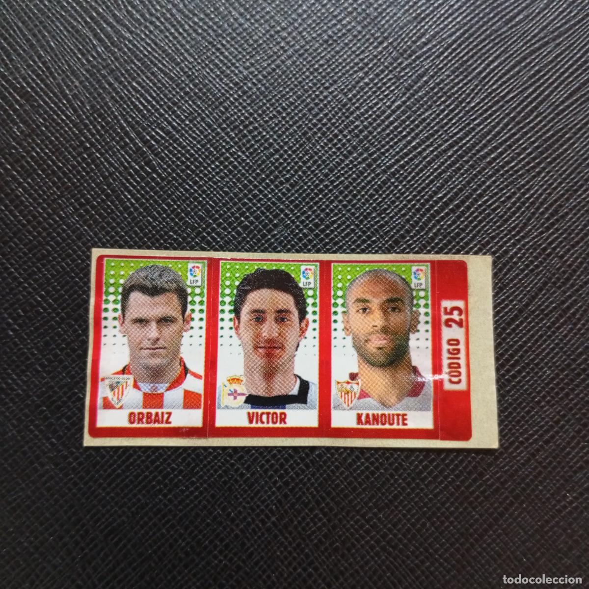 Cromos de F&uacute;tbol: CODIGO 25 ORBAIZ VICTOR KANOUTE CHICLE LIGA DE LAS ESTRELLAS 2005 2006 SIN PEGAR - A77 PG23 B