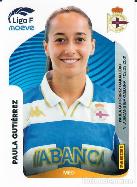 Cromos de F&uacute;tbol: CROMO PANINI LIGA FEMENINA F 2025-26 (25 - 26) - N&ordm; 133 - PAULA GUT&Eacute;RREZ - DVO ABANCA LA CORU&Ntilde;A