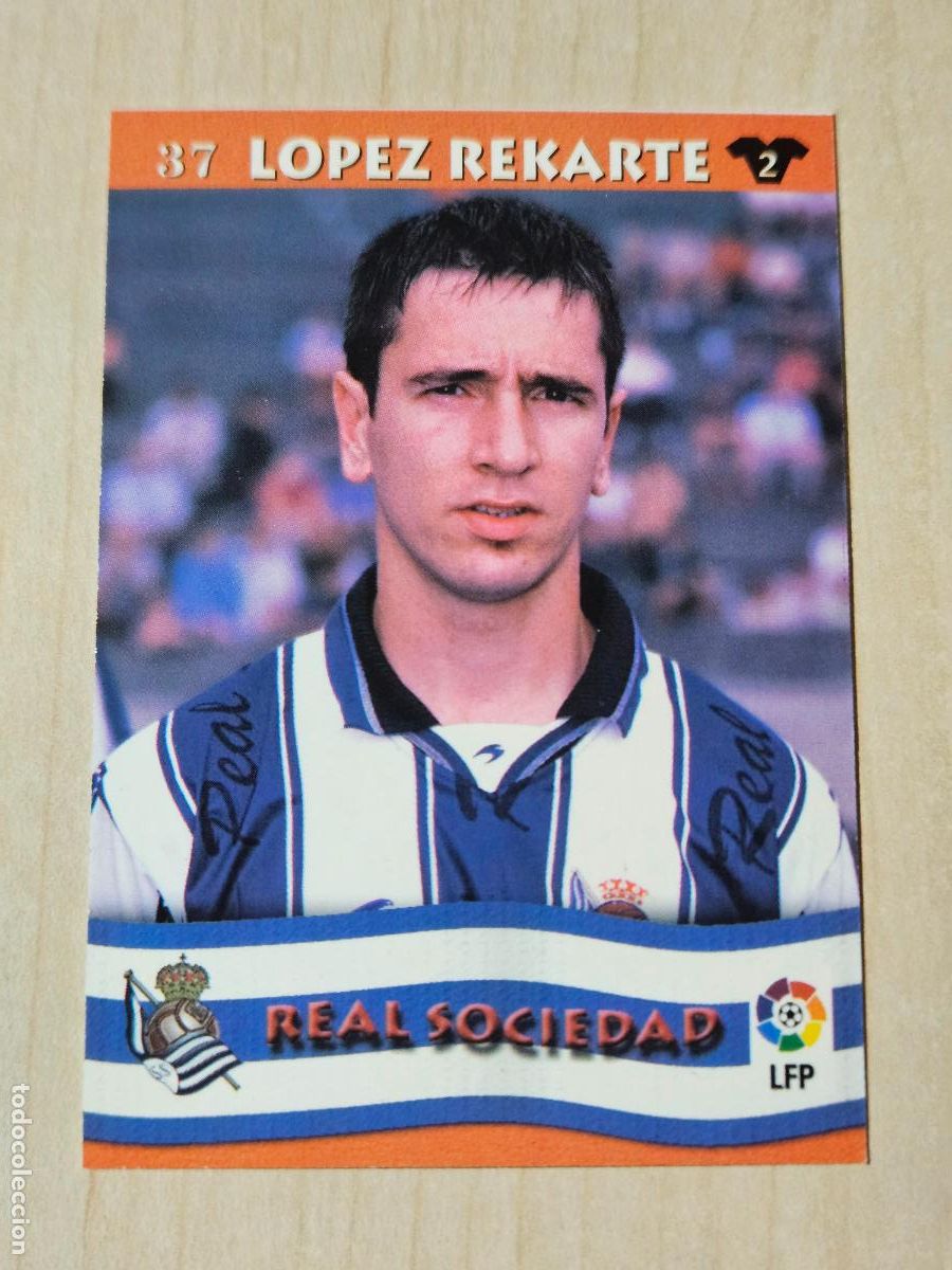 Cromos de F&uacute;tbol: FICHA N&ordm; 37 LOPEZ REKARTE - MUNDICROMO LIGA TOP 2003 - REAL SOCIEDAD