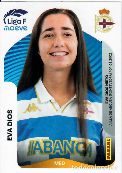Cromos de F&uacute;tbol: CROMO PANINI LIGA FEMENINA F 2025-26 (25 - 26) - N&ordm; 134 B - EVA DIOS - DVO ABANCA LA CORU&Ntilde;A