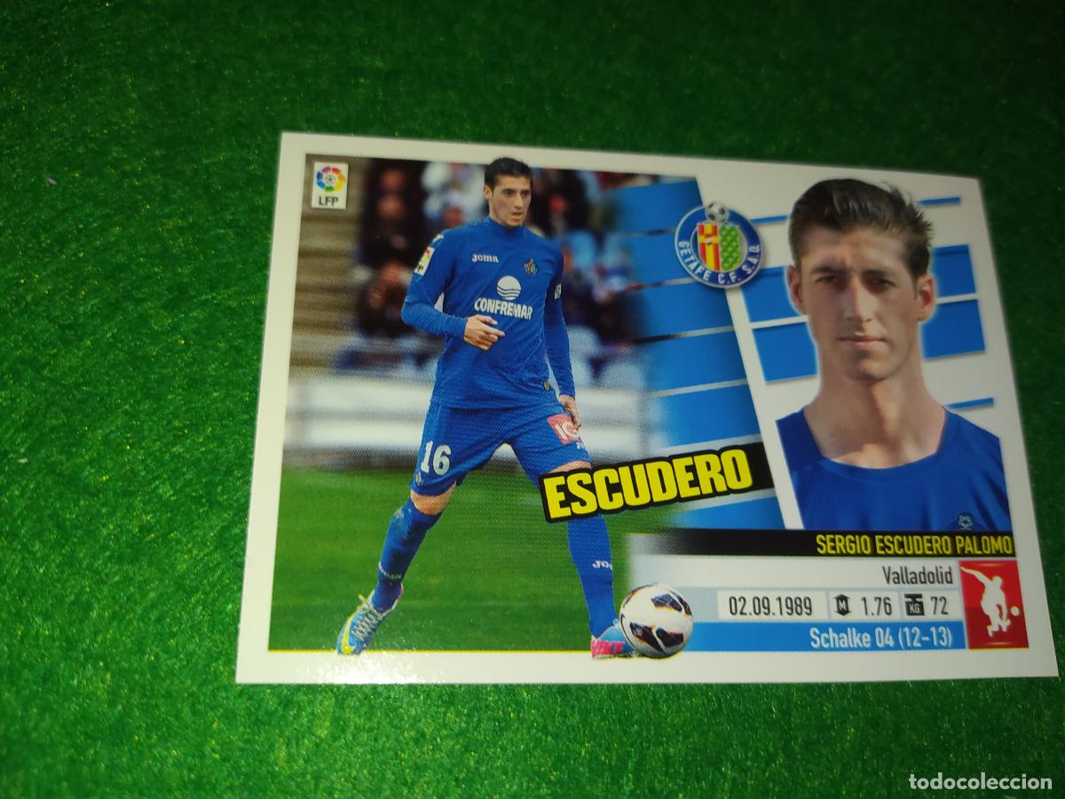 Cromos de F&uacute;tbol: LIGA ESTE 2013 2014 13/14 NUEVO SIN PEGAR GETAFE N&ordm; 4 B ESCUDERO