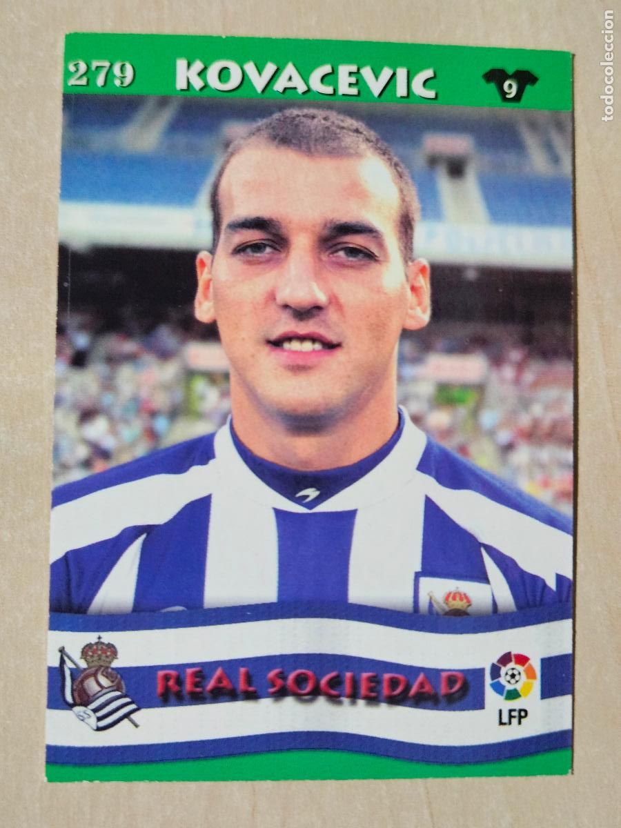 Cromos de F&uacute;tbol: FICHA N&ordm; 279 KOVACEVIC - MUNDICROMO LIGA TOP 2003 - REAL SOCIEDAD
