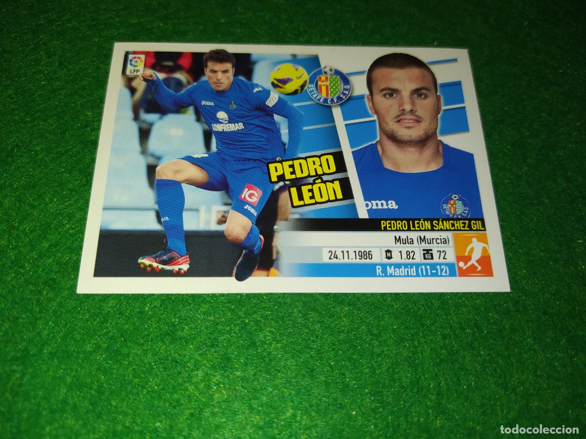 Cromos de F&uacute;tbol: LIGA ESTE 2013 2014 13/14 NUEVO SIN PEGAR GETAFE N&ordm; 13 PEDRO LEON