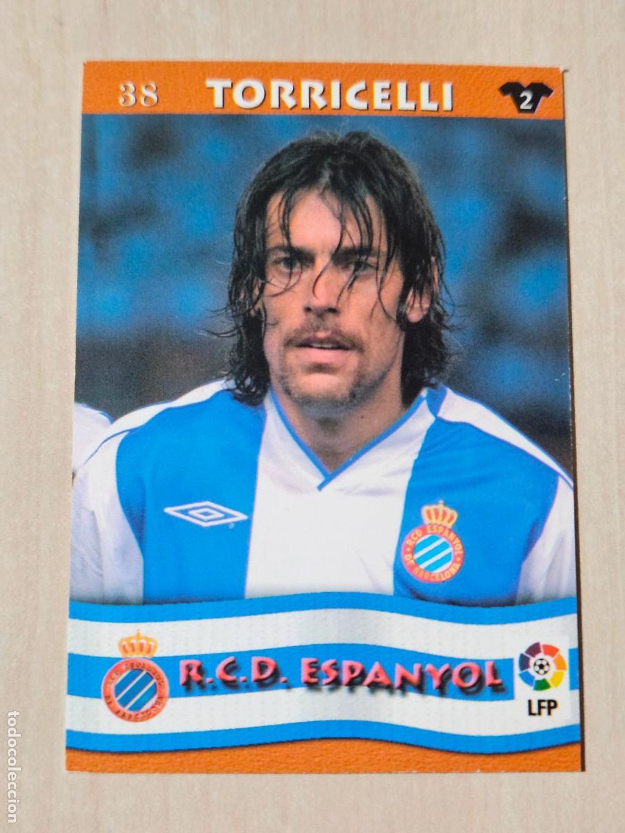 Cromos de F&uacute;tbol: FICHA N&ordm; 38 TORRICELLI - MUNDICROMO LIGA TOP 2003 - ESPANYOL