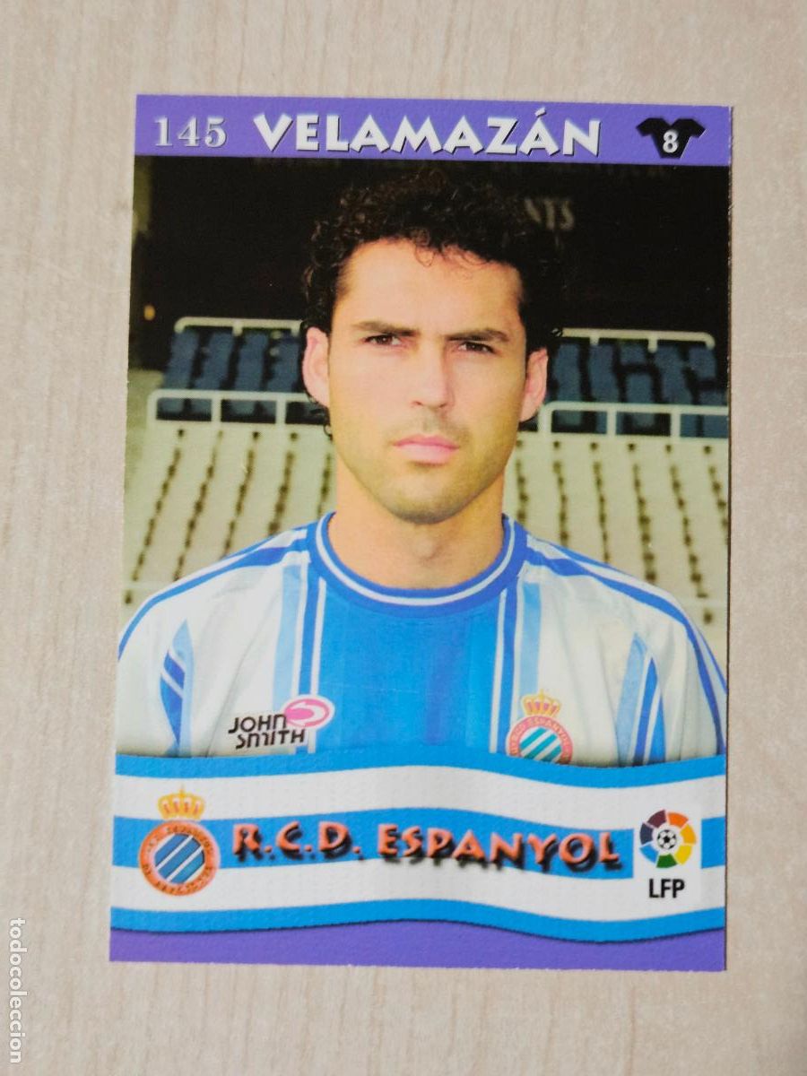 Cromos de F&uacute;tbol: FICHA N&ordm; 145 VELAMAZAN - MUNDICROMO LIGA TOP 2003 - ESPANYOL