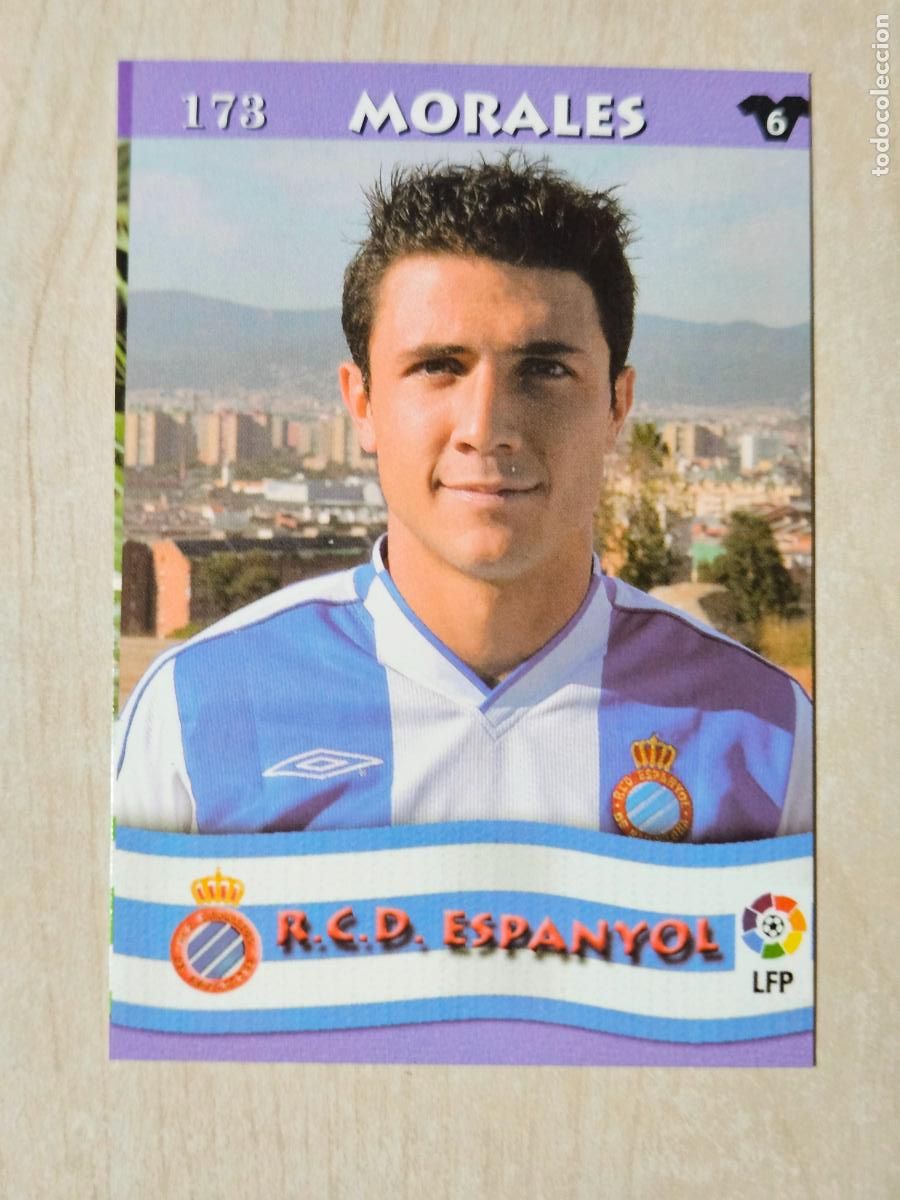 Cartes &agrave; collectionner de Football: FICHA N&ordm; 173 MORALES - MUNDICROMO LIGA TOP 2003 - ESPANYOL