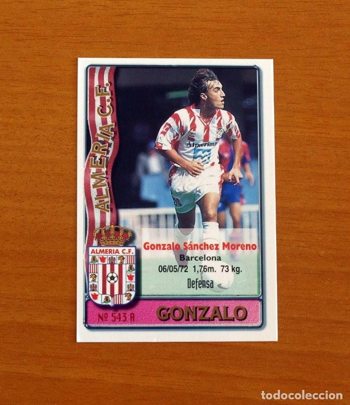 Cartes &agrave; collectionner de Football: Almer&iacute;a -N&ordm; 543 A-B Gonzalo-Pia -2&ordf; Divisi&oacute;n-Mundicromo Las Fichas de la Liga 1996-1997-96-97