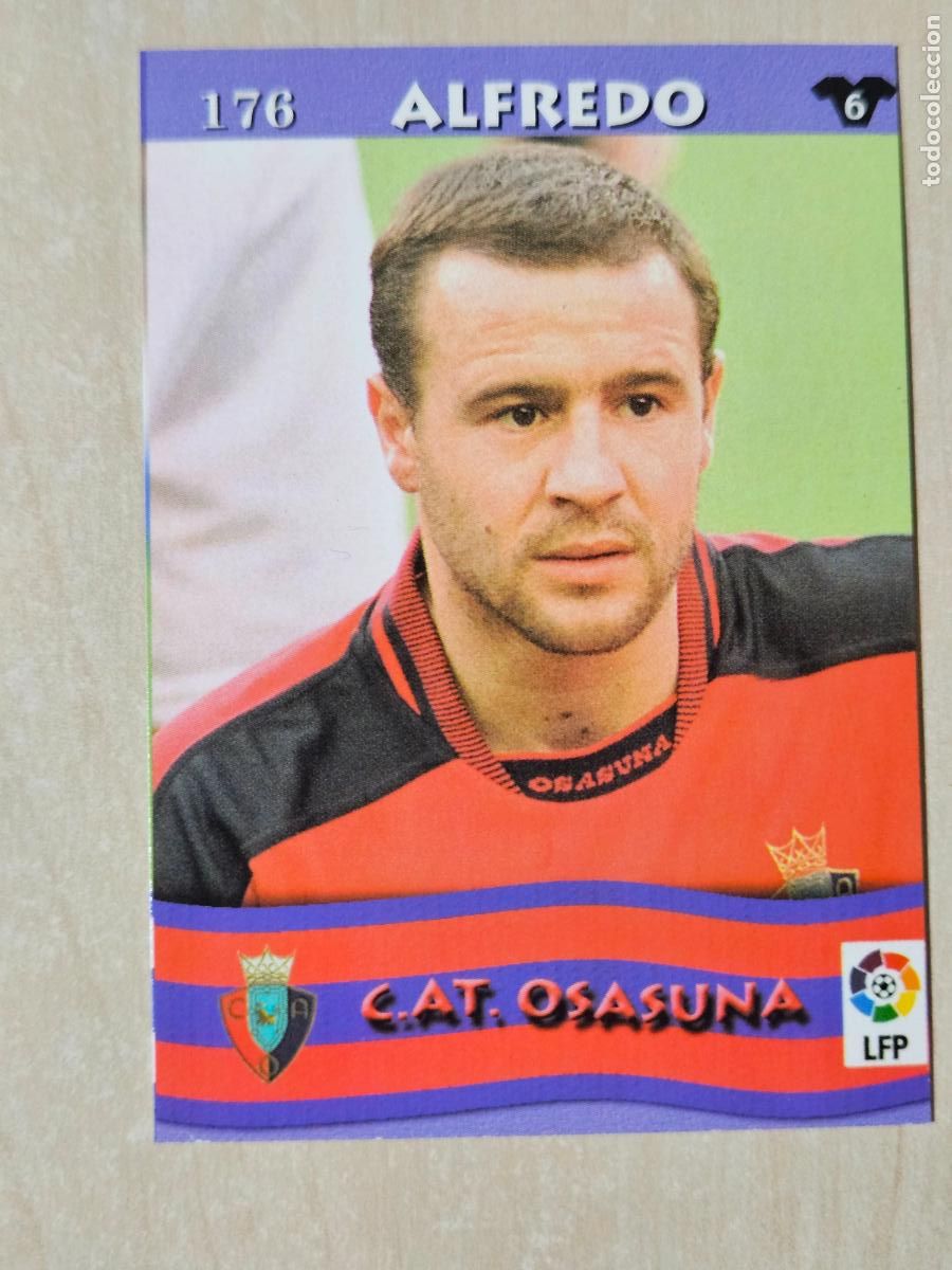 Football Stickers: FICHA N&ordm; 176 ALFREDO - MUNDICROMO LIGA TOP 2003 - OSASUNA