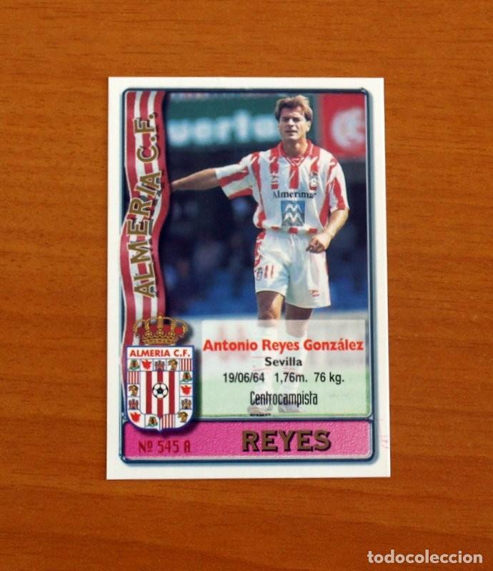 Cartes &agrave; collectionner de Football: Almer&iacute;a -N&ordm; 545 A-B Reyes-Dorado -2&ordf; Divisi&oacute;n-Mundicromo Las Fichas de la Liga 1996-1997-96-97