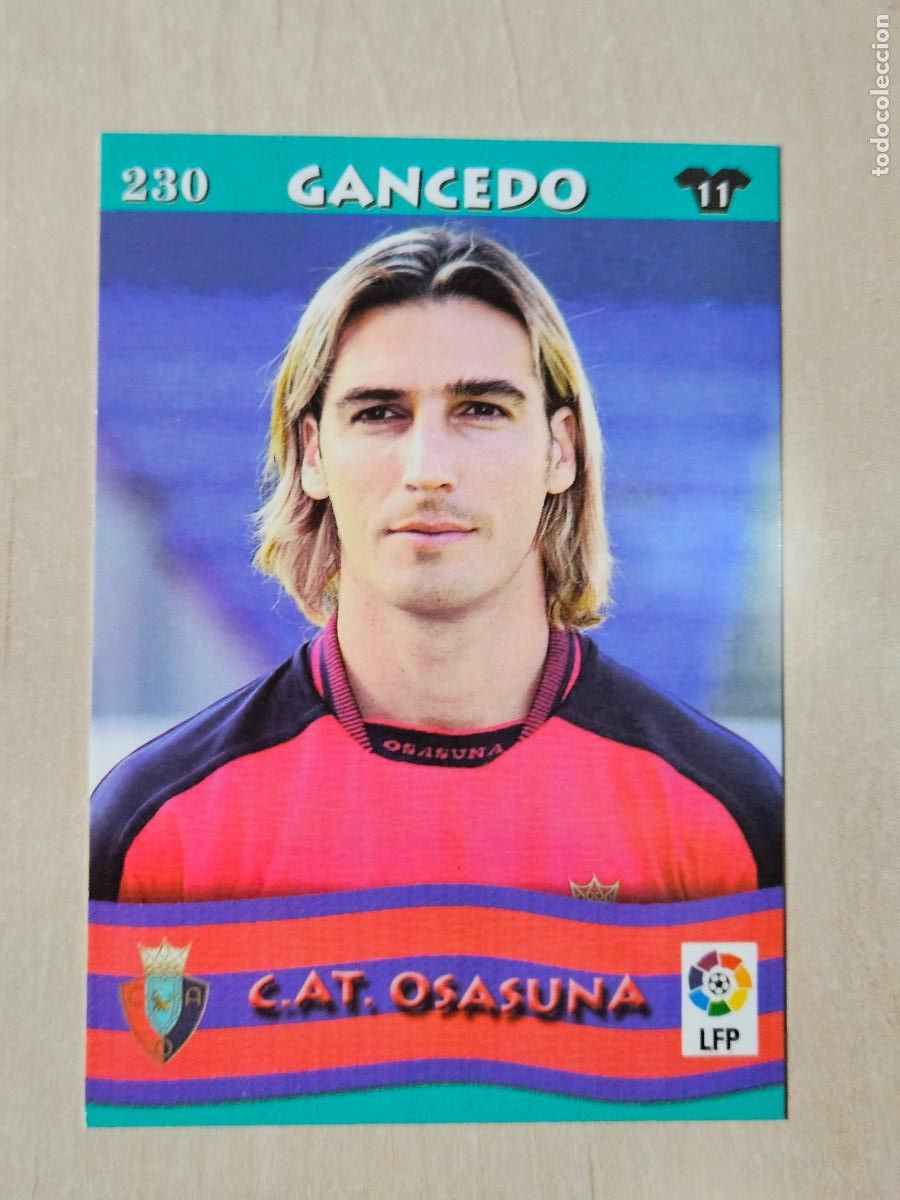 Football Stickers: FICHA N&ordm; 230 GANCEDO - MUNDICROMO LIGA TOP 2003 - OSASUNA