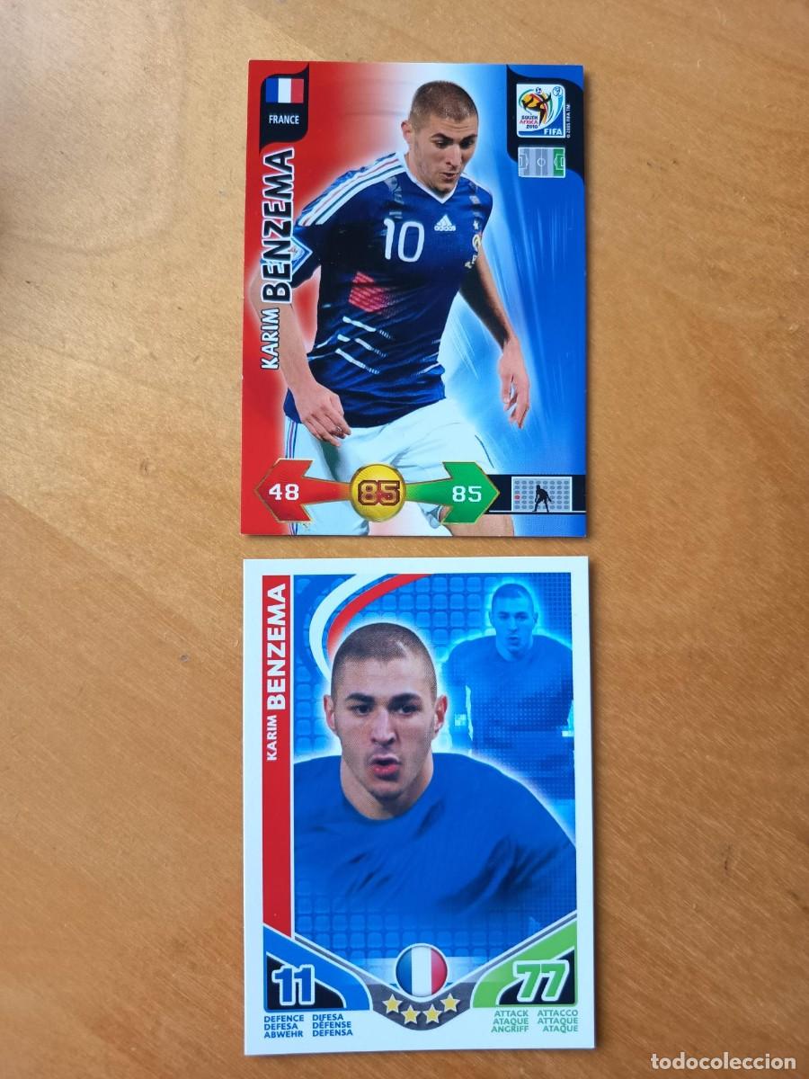 Fu&szlig;ball-Sticker: BENZEMA MATCH ATTAX Y ADRENALYN, LAS DOS MUNDIAL 2010