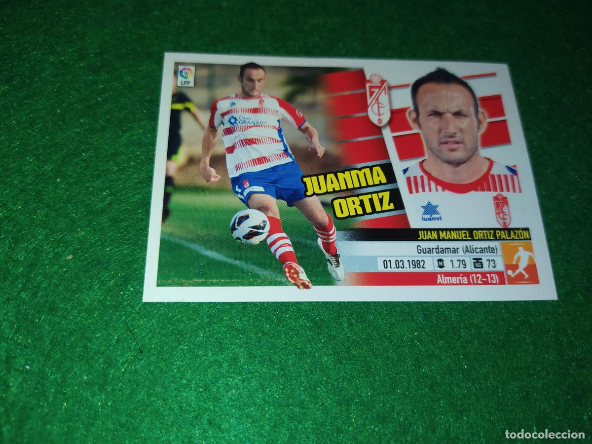 Fu&szlig;ball-Sticker: LIGA ESTE 2013 2014 13/14 NUEVO SIN PEGAR GRANADA N&ordm; 7 B JUANMA ORTIZ