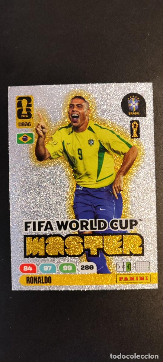 Cromos de F&uacute;tbol: ADRENALYN XL FIFA WORLD CUP 2026 CARD MASTER RONALDO BRASIL # DB06 PANINI