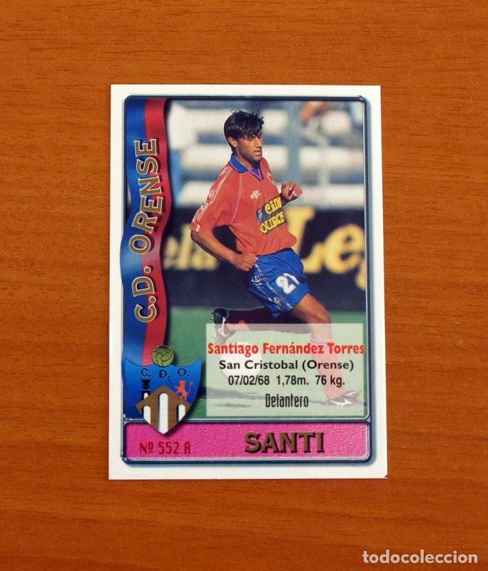 Cromos de Futebol: Orense -N&ordm; 552 A-B Santi-Bericat -2&ordf; Divisi&oacute;n-Mundicromo Las Fichas de la Liga 1996-1997-96-97