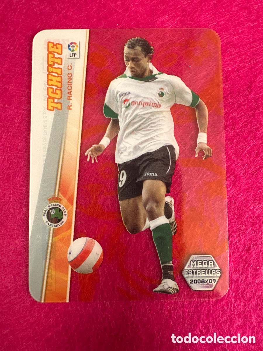 Cromos de Futebol: 392 TCHITE(RACING SANTANDER) ULTRA CARD MEGAESTRELLAS MEGACRACKS 2008-2009 08 09 PANINI TRADING CARD