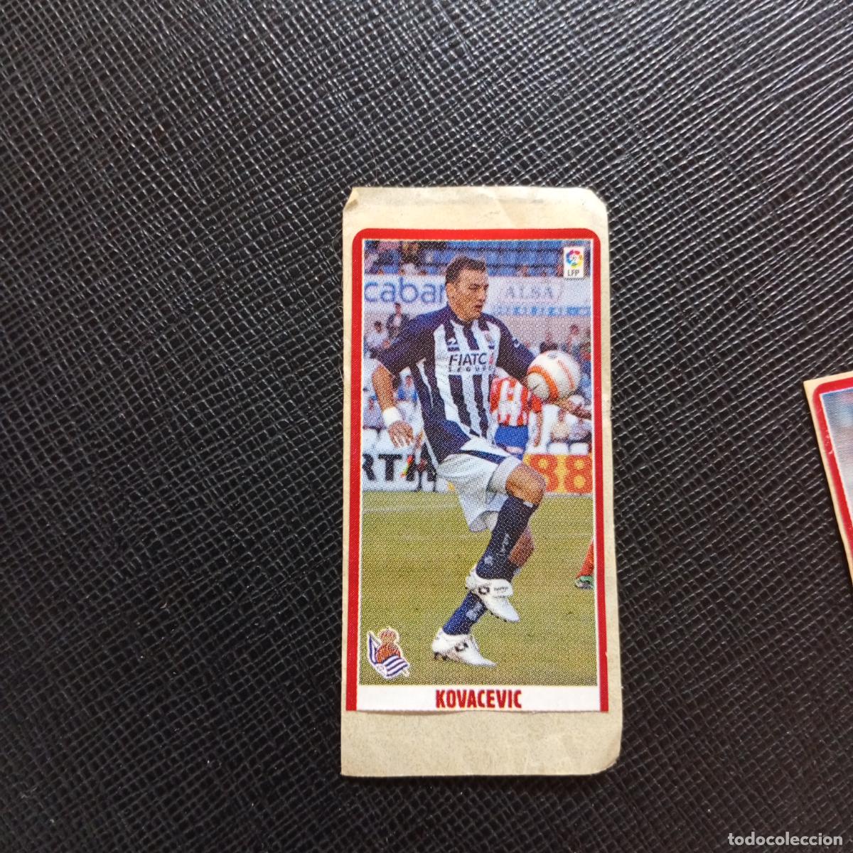 Fu&szlig;ball-Sticker: KOVACEVIC REAL SOCIEDAD CHICLE LIGA DE LAS ESTRELLAS 2005 2006 - SIN PEGAR - A77 PG35
