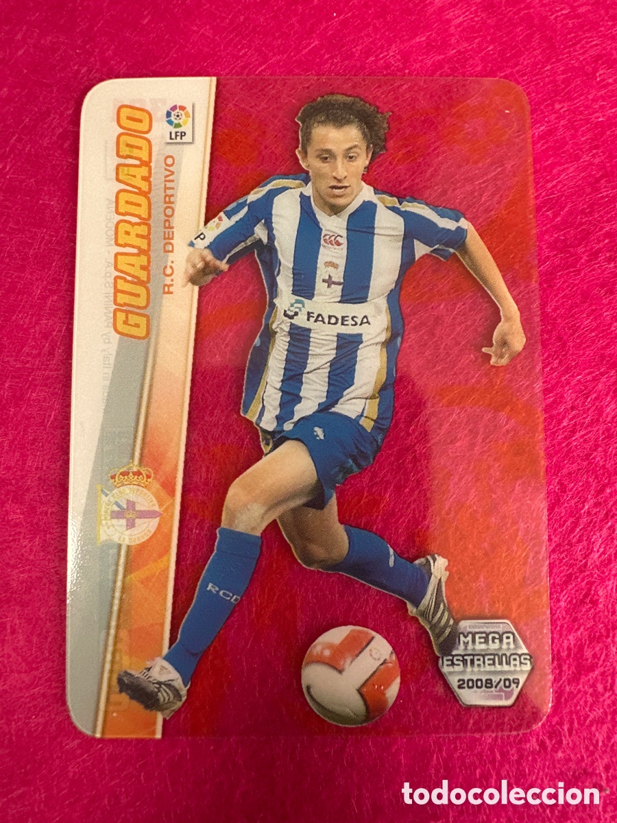 Cromos de Futebol: 381 GUARDADO(DEPOR CORU&Ntilde;A) ULTRA CARD MEGAESTRELLAS MEGACRACKS 2008-2009 08 09 PANINI TRADING CARD