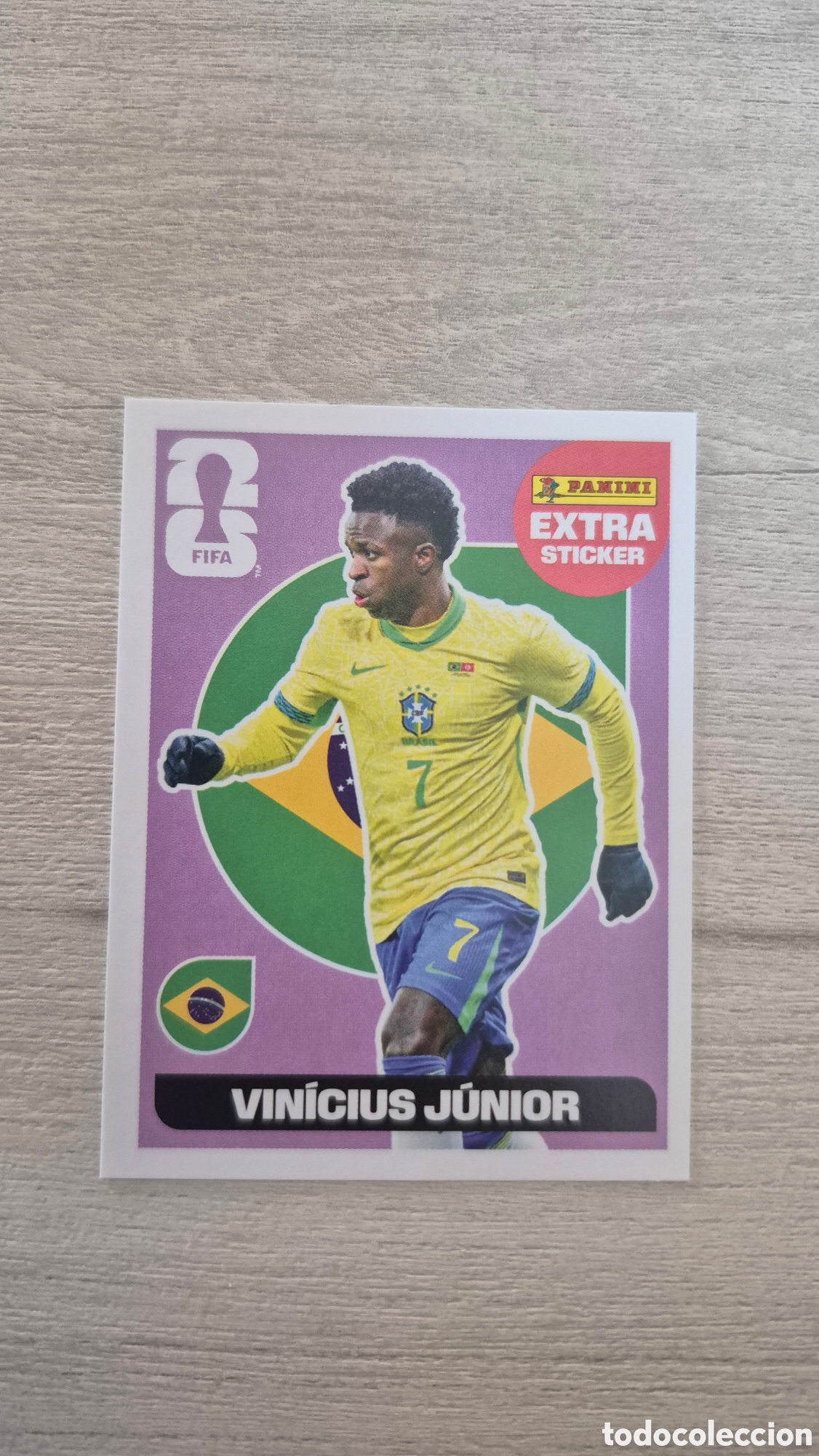 Cromos de Futebol: Vinicius Junior Extra Stickers FIFA World Cup 2026