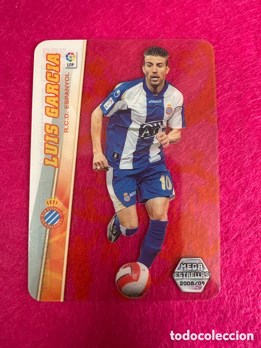 Cromos de Futebol: 389 LUIS GARC&Iacute;A (ESPANYOL) ULTRA CARD MEGAESTRELLAS MEGACRACKS 2008-2009 08 09 PANINI TRADING CARD