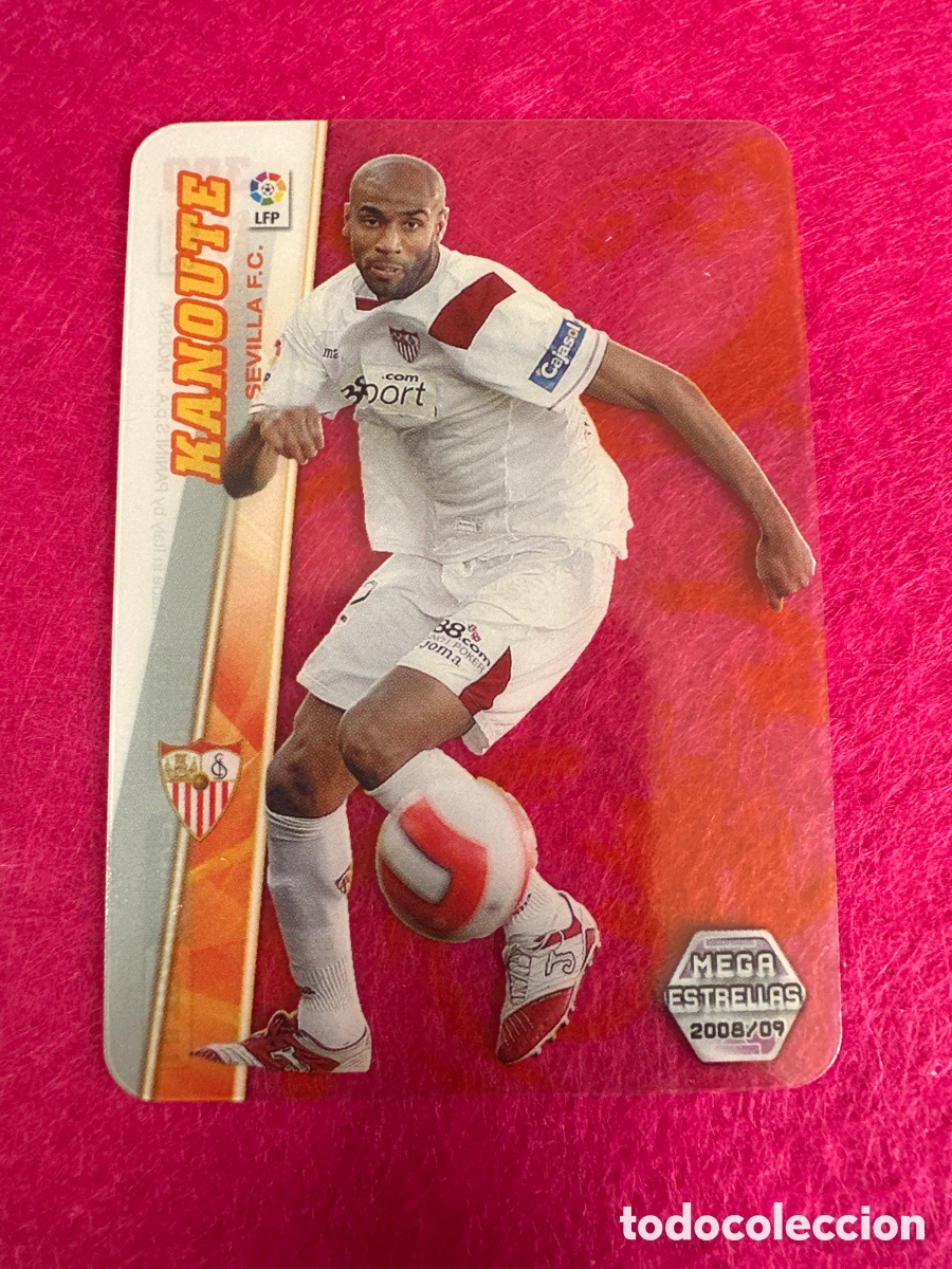 Cromos de Futebol: 390 KANOUT&Eacute; (SEVILLA) ULTRA CARD MEGAESTRELLAS MEGACRACKS 2008-2009 08 09 PANINI TRADING CARD