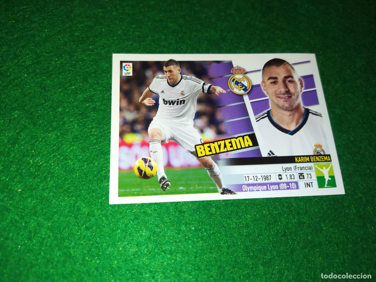 Cromos de Futebol: LIGA ESTE 2013 2014 13/14 NUEVO SIN PEGAR REAL MADRID N&ordm; 16 A BENZEMA