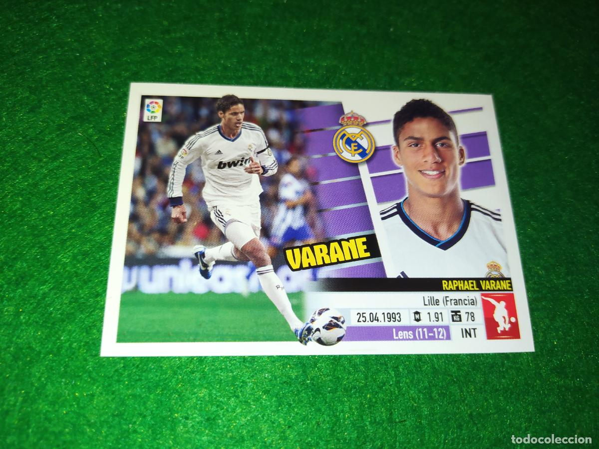 Cromos de F&uacute;tbol: LIGA ESTE 2013 2014 13/14 NUEVO SIN PEGAR REAL MADRID N&ordm; 5 VARANE