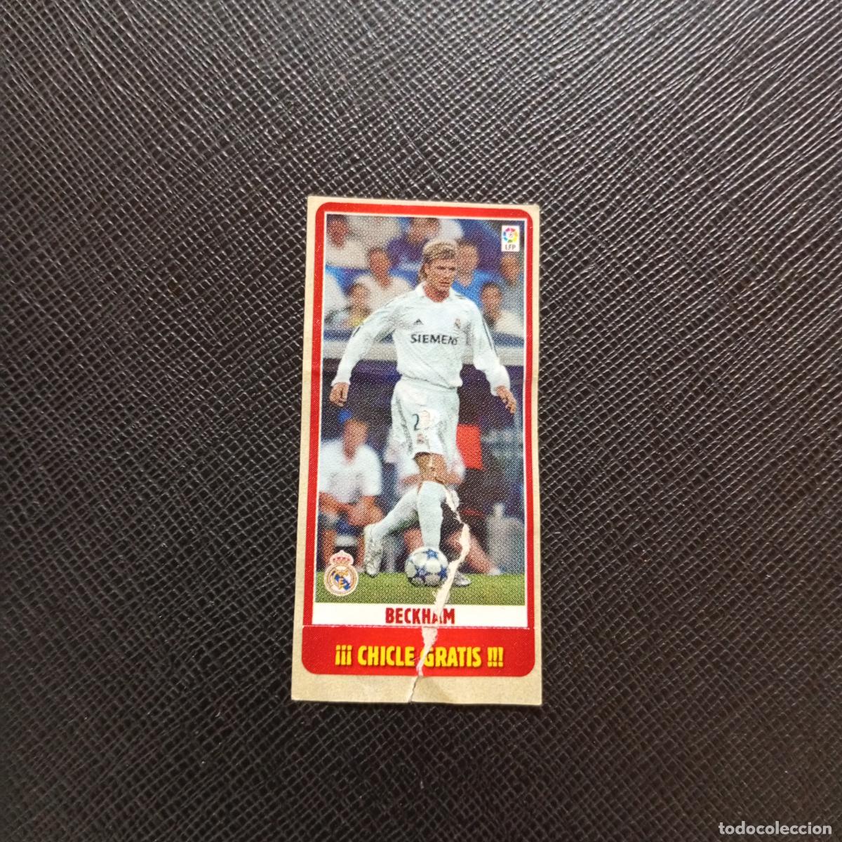 Fu&szlig;ball-Sticker: BECKHAM REAL MADRID CHICLE LIGA DE LAS ESTRELLAS 2005 2006 - SIN PEGAR - A77 PG36