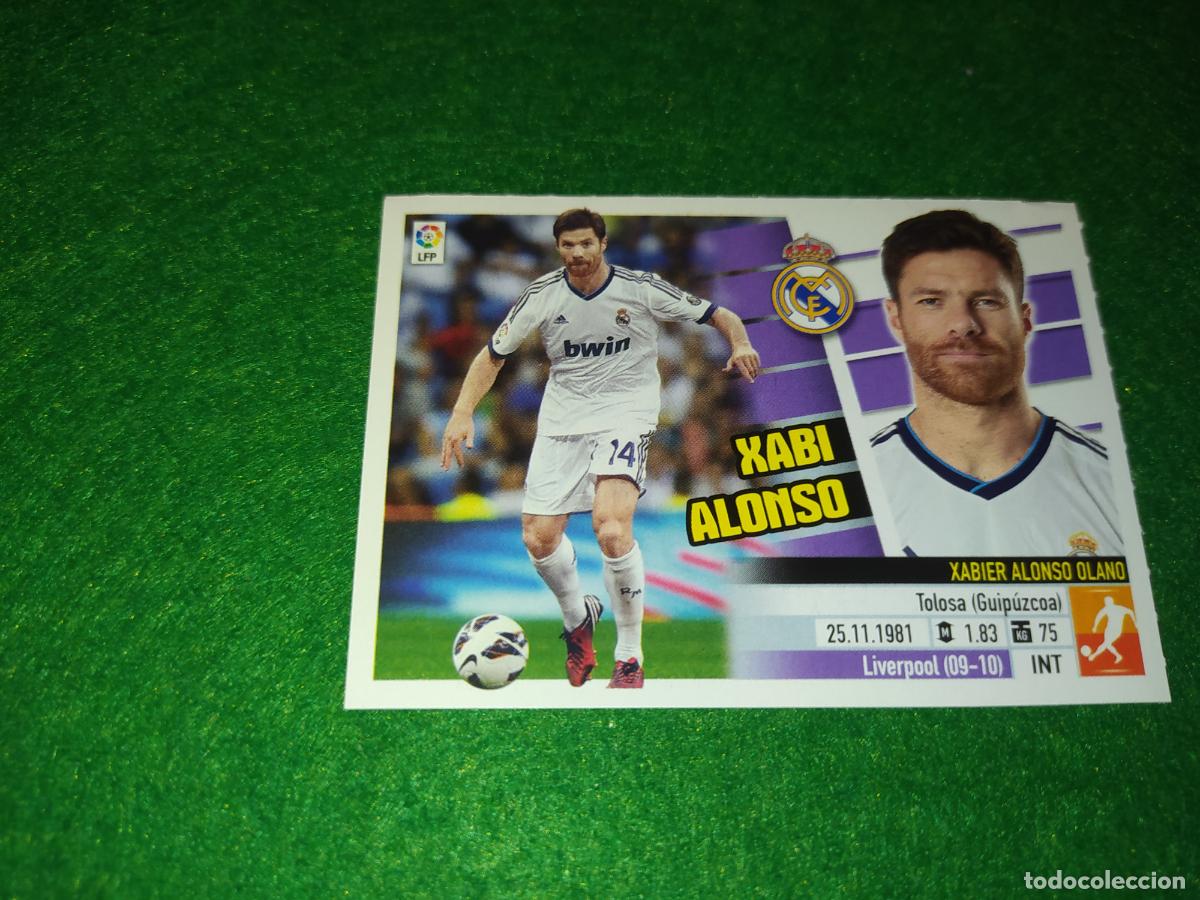 Fu&szlig;ball-Sticker: LIGA ESTE 2013 2014 13/14 NUEVO SIN PEGAR REAL MADRID N&ordm; 9 XABI ALONSO