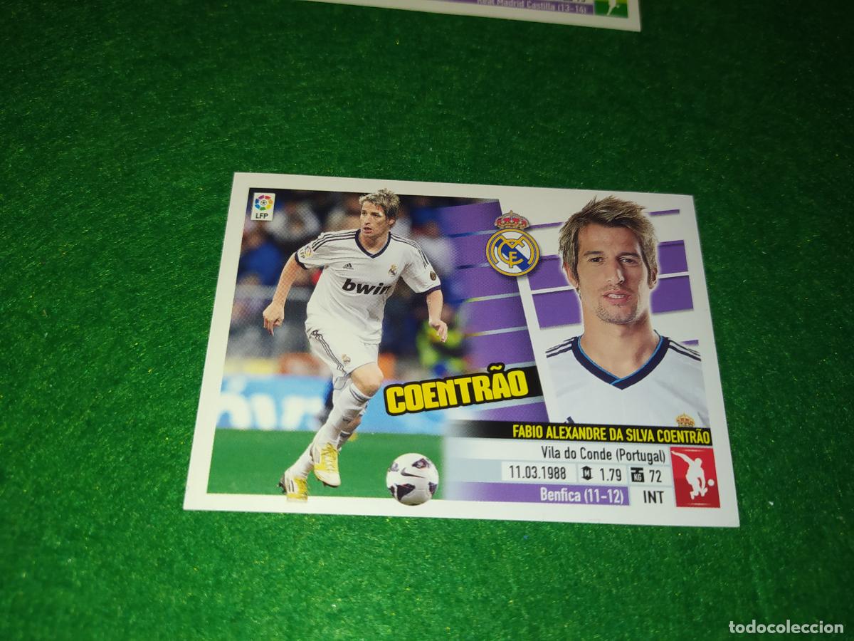 Cromos de F&uacute;tbol: LIGA ESTE 2013 2014 13/14 NUEVO SIN PEGAR REAL MADRID N&ordm; 8 A COENTRAO