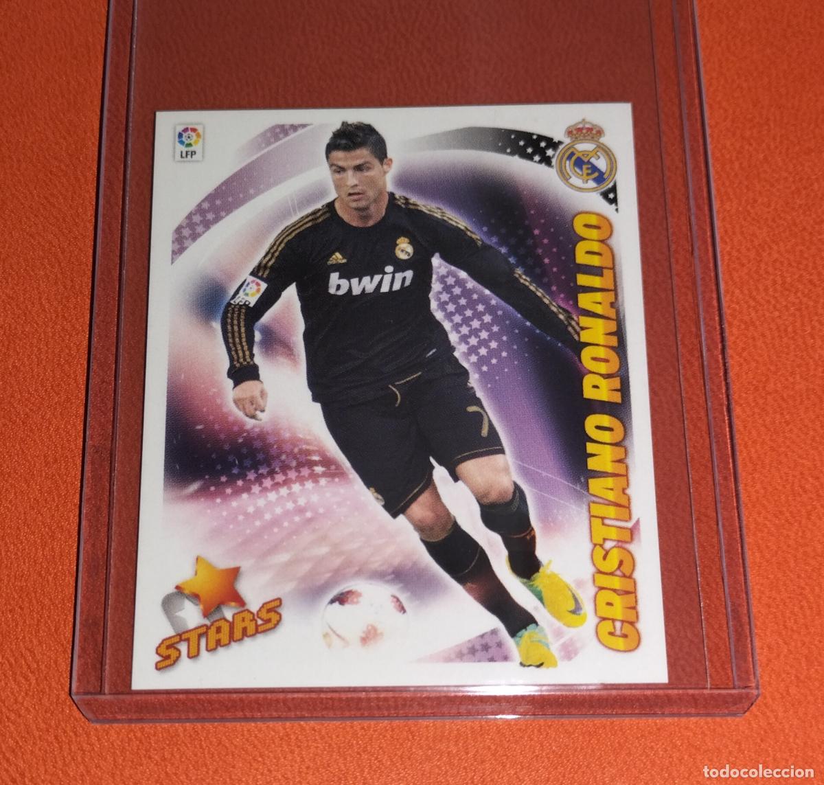 Cromos de f&uacute;tbol: 4 CRISTIANO RONALDO STARS STICKER REAL MADRID EDICIONES ESTE LIGA FUTBOL 2012 2013 12 13 PANINI