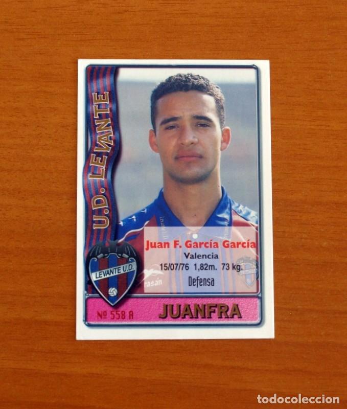 Cromos de F&uacute;tbol: Levante -N&ordm; 558 A-B Juanfra-Ferrer -2&ordf; Divisi&oacute;n-Mundicromo Las Fichas de la Liga 1996-1997-96-97