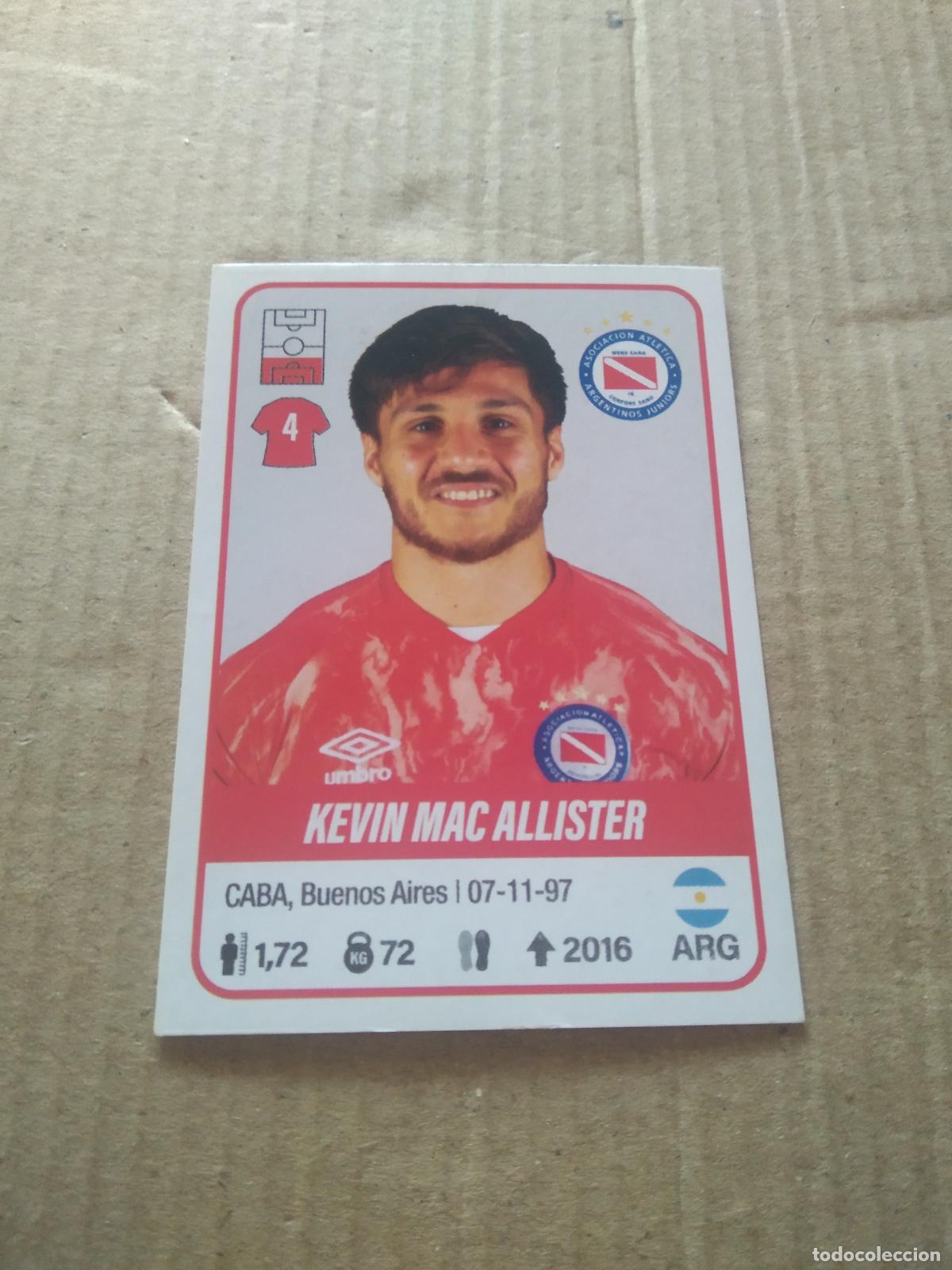 Cromos de F&uacute;tbol: 7 KEVIN MAC ALLISTER ARGENTINOS JUNIORS CROMO FUTBOL ARGENTINO PANINI LIGA ARGENTINA 2023
