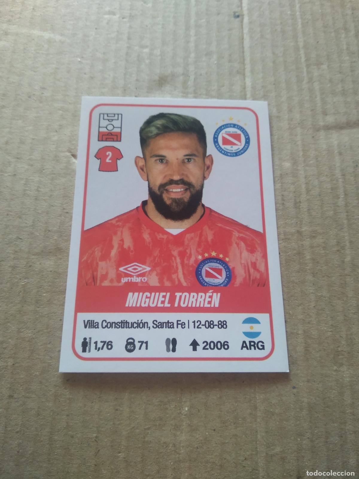 Cromos de F&uacute;tbol: 8 MIGUEL TORREN ARGENTINOS JUNIORS CROMO FUTBOL ARGENTINO PANINI LIGA ARGENTINA 2023