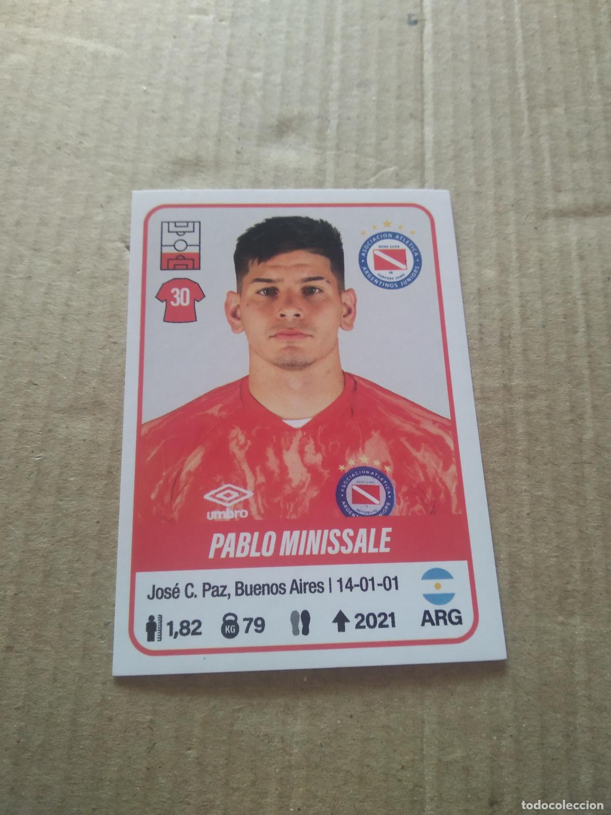 Cromos de F&uacute;tbol: 10 PABLO MINISSALE ARGENTINOS JUNIORS CROMO FUTBOL ARGENTINO PANINI LIGA ARGENTINA 2023