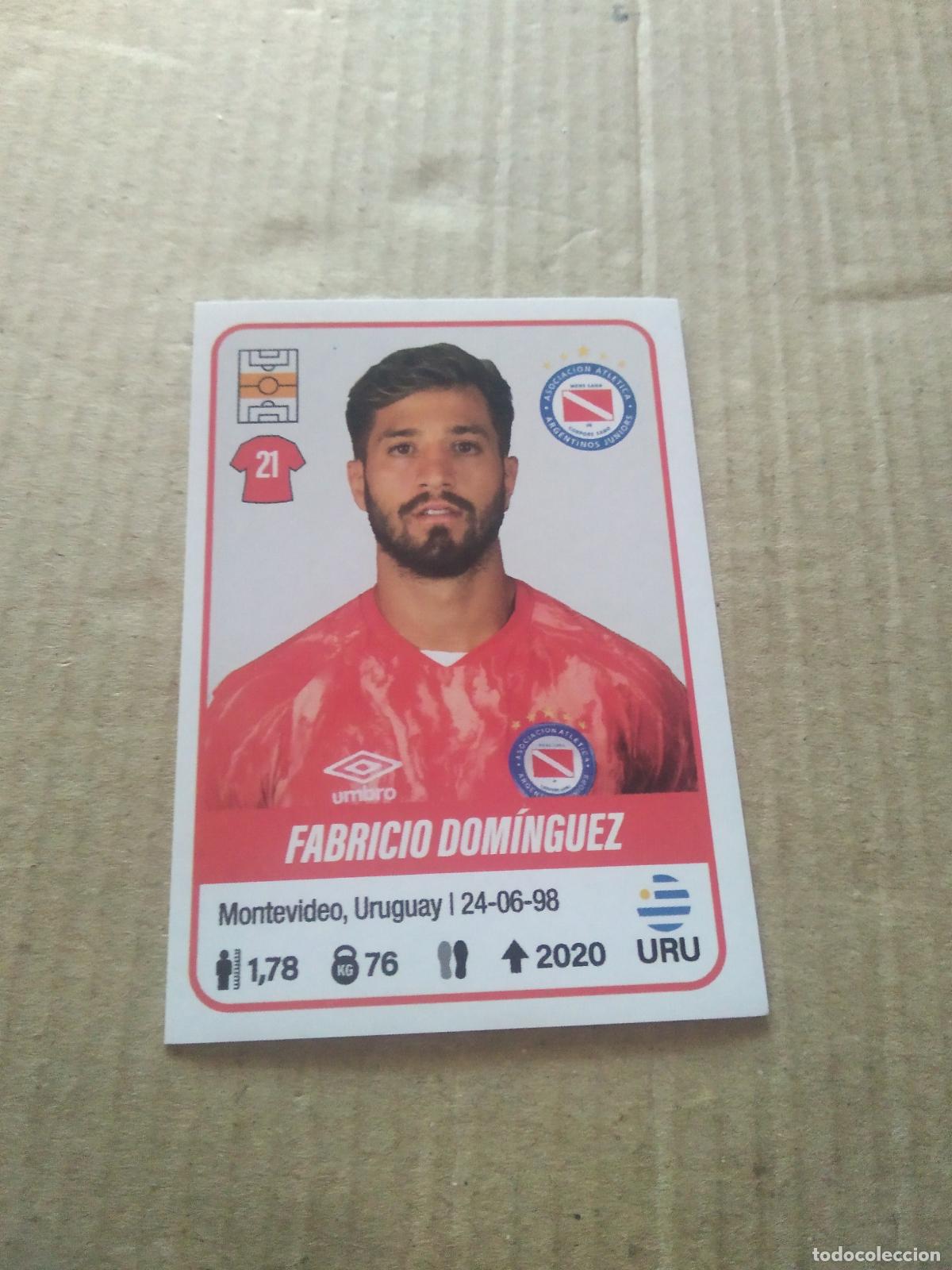 Cartes &agrave; collectionner de Football: 12 FABRICIO DOMINGUEZ ARGENTINOS JUNIORS CROMO FUTBOL ARGENTINO PANINI LIGA ARGENTINA 2023