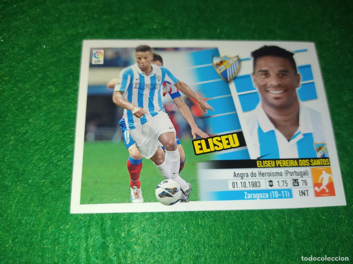 Cartes &agrave; collectionner de Football: LIGA ESTE 2013 2014 13/14 NUEVO SIN PEGAR MALAGA N&ordm; 7 ELISEU