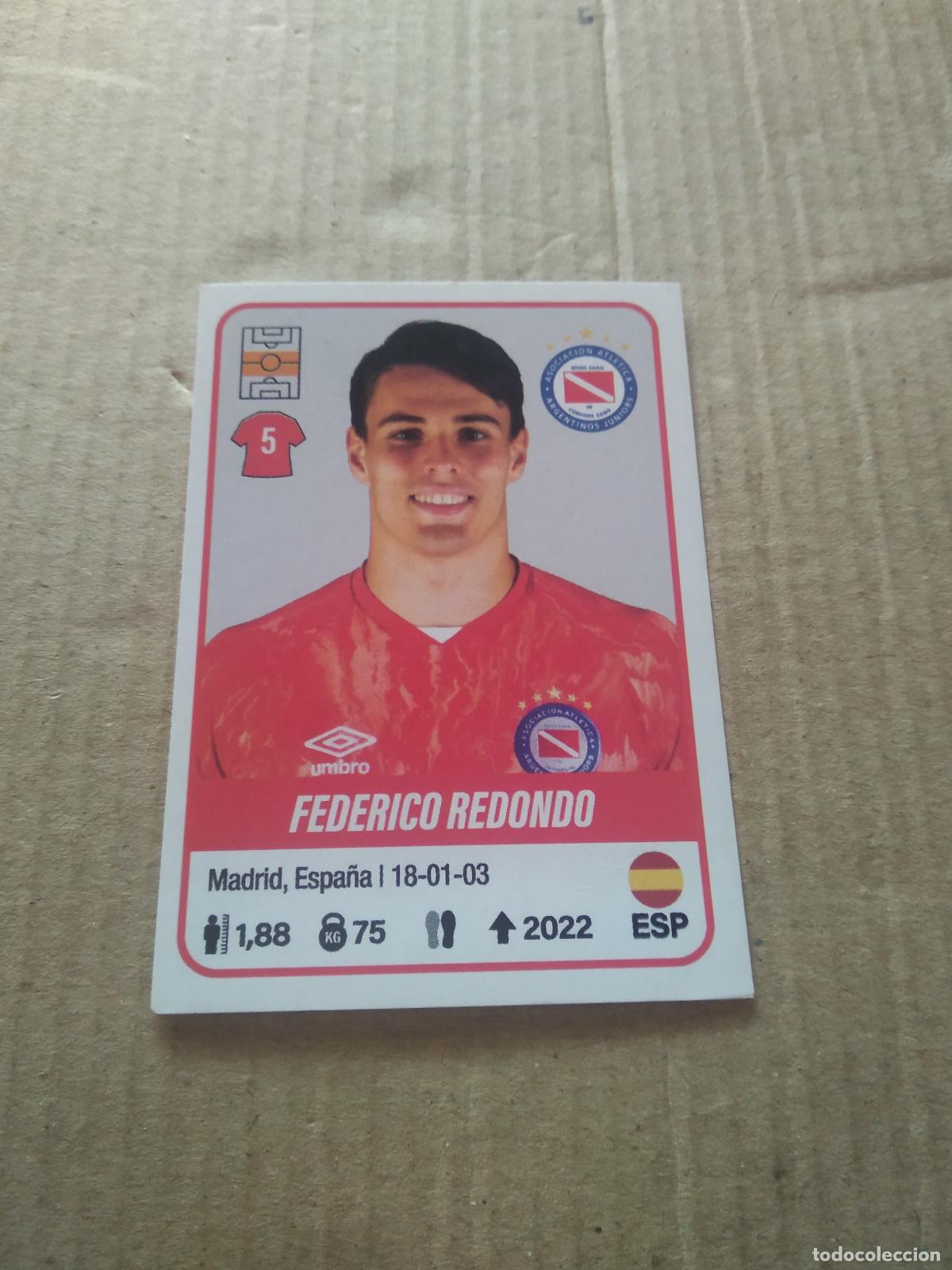 Cromos de F&uacute;tbol: 14 FEDERICO REDONDO ARGENTINOS JUNIORS CROMO FUTBOL ARGENTINO PANINI LIGA ARGENTINA 2023