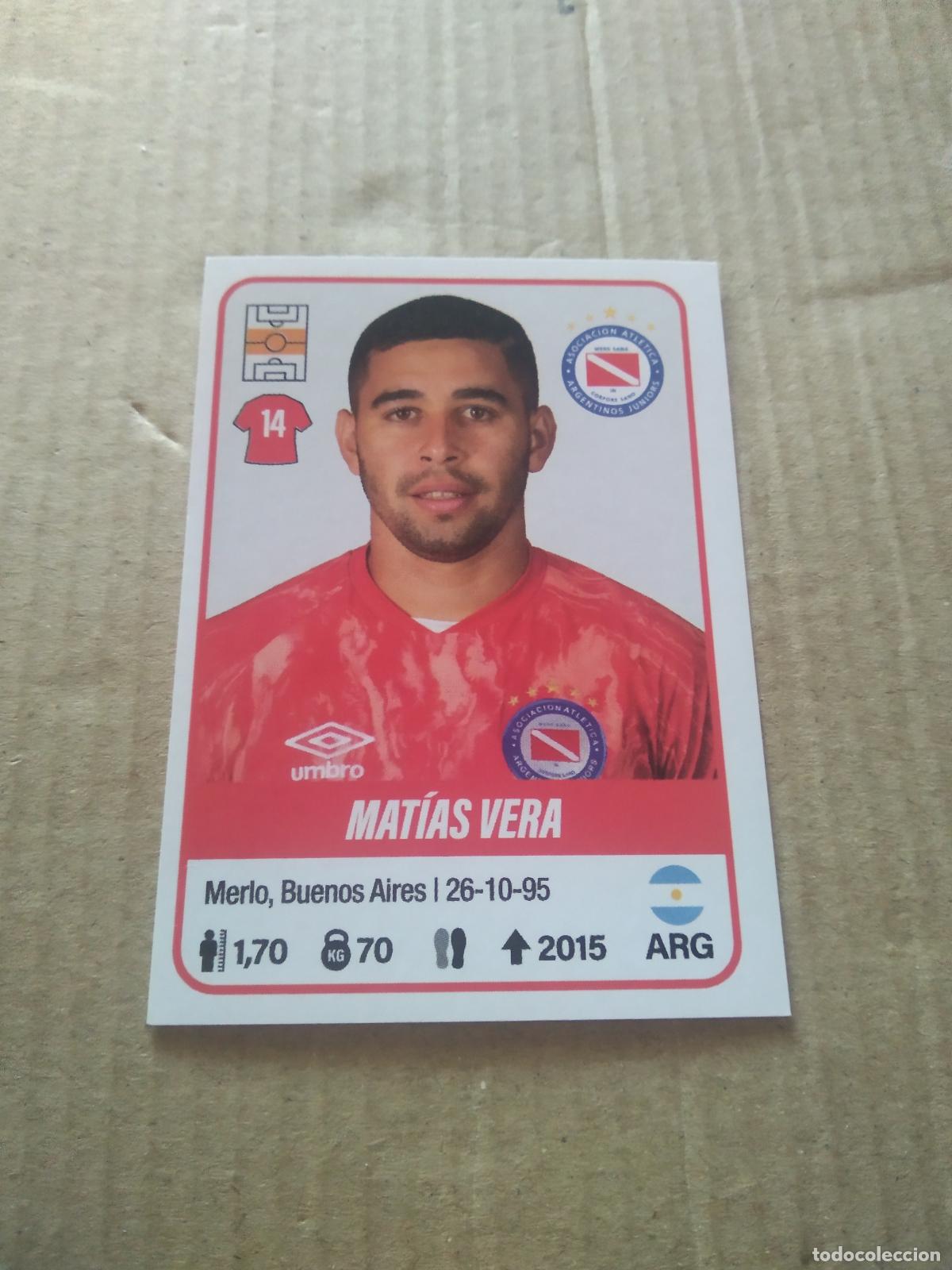 Cartes &agrave; collectionner de Football: 15 MATIAS VERA ARGENTINOS JUNIORS CROMO FUTBOL ARGENTINO PANINI LIGA ARGENTINA 2023
